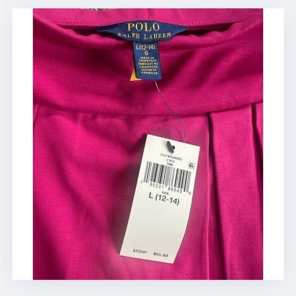Ralph Lauren Pink Pleated Girl’s Skirt - Picture 4 of 7